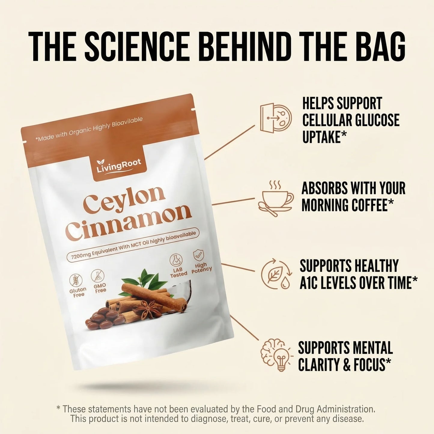 LivingRoot Organic Ceylon Cinnamon Powder