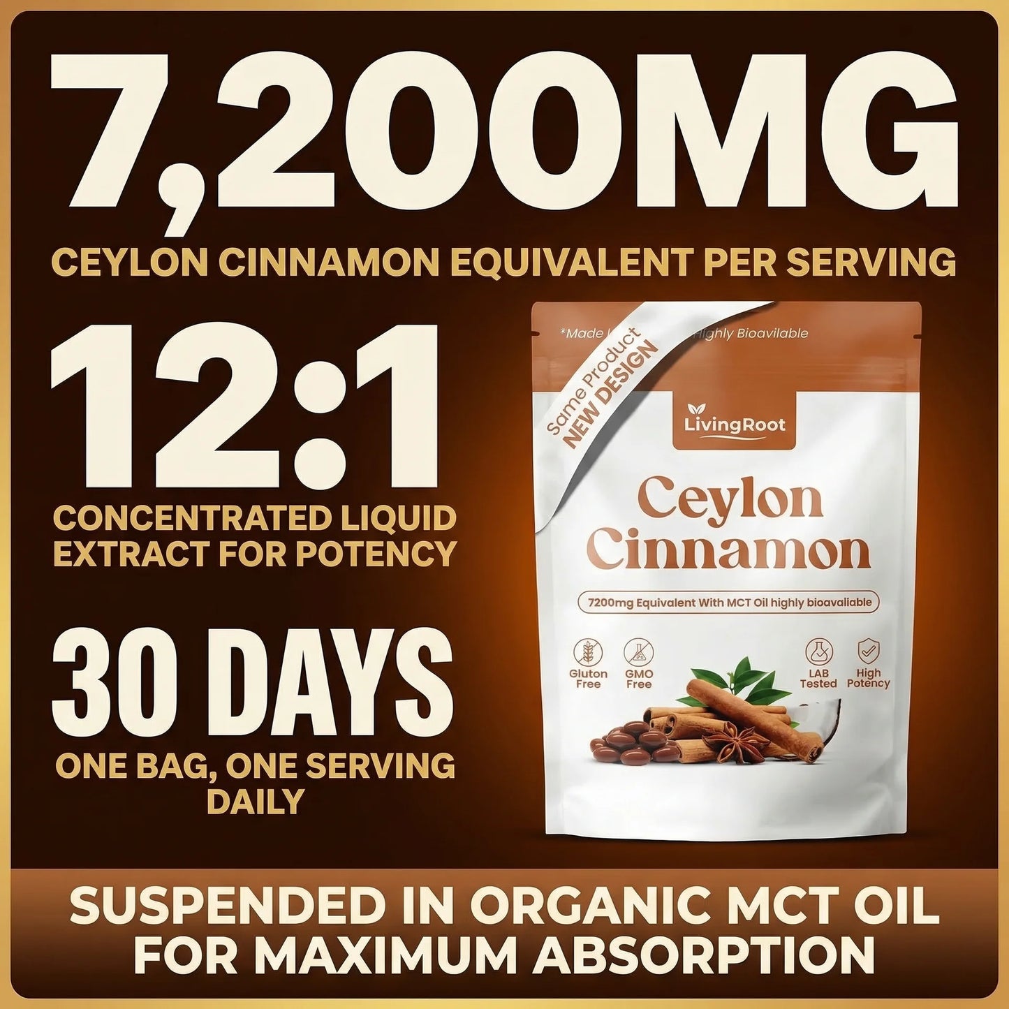 LivingRoot Organic Ceylon Cinnamon Powder